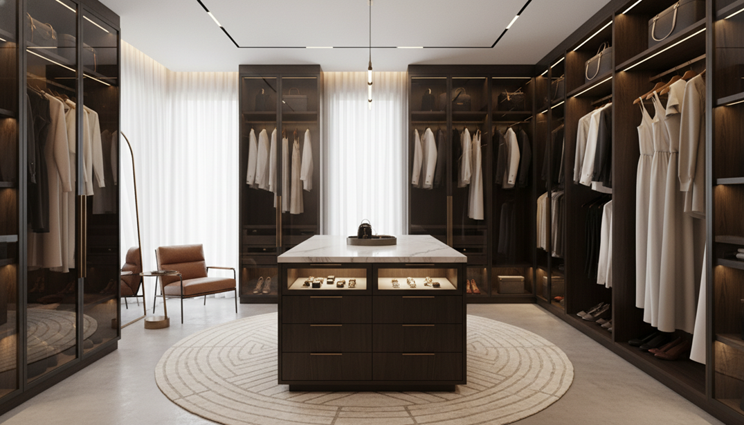 modern luxury walk in closets