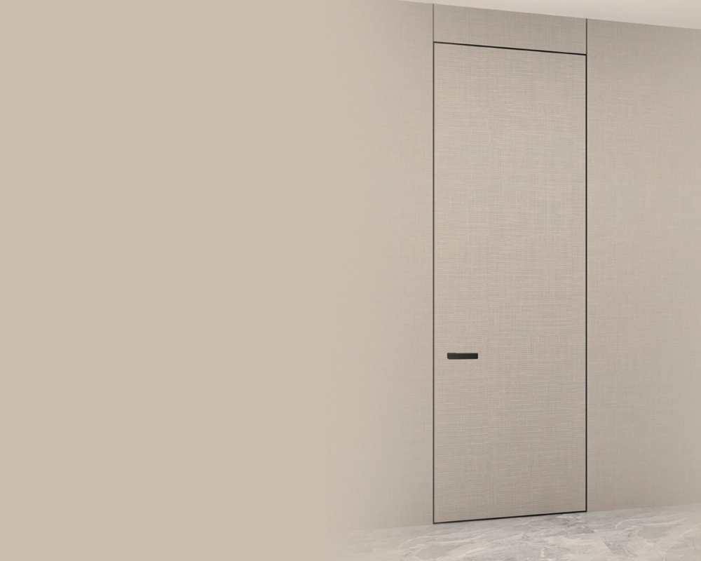 External flush right inward opening door MA13