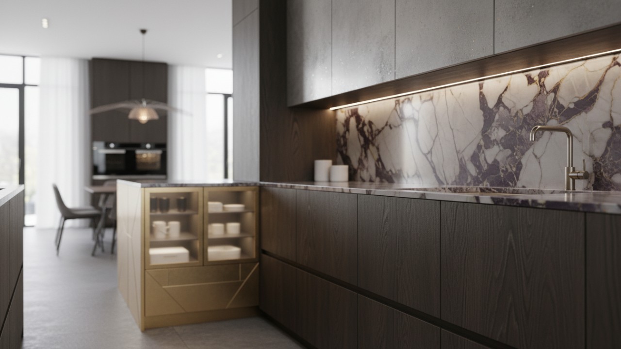 high-end kitchen cabinet materials 2026